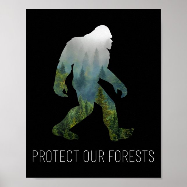 Skydda våra skogar från jordens första dag poster (Framsidan)