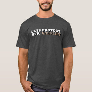 Skydda våra vilda elefanttrunkar t shirt