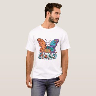 Skydda Varje Litet Liv Söt Fjäril Natur T Shirt