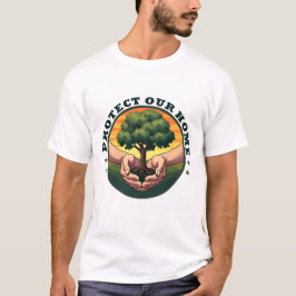 Skydda Vårt Hem, Bevarande av Naturen Design T Shirt
