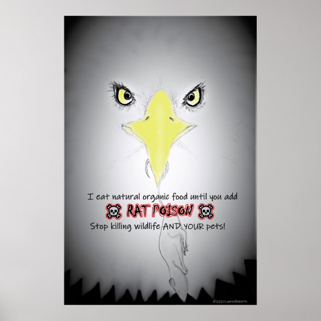 SKYDDA VÅRT LIV FRÅN RÅTTA POISON POSTER (Framsidan)