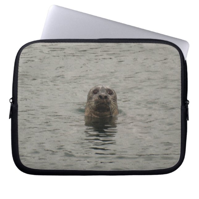 Skydda vårt Sälar mot jakt - Wildlife Art Laptop Sleeve (Framsidan)