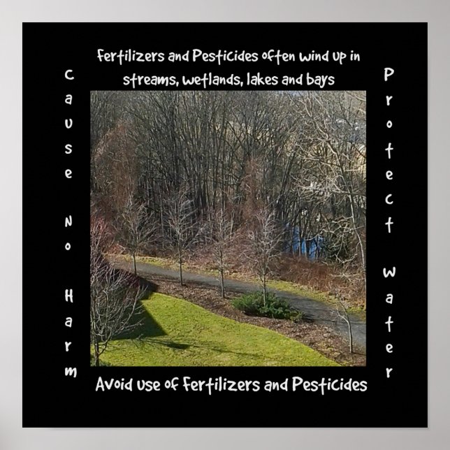 Skydda Vatten och natur Poster (Framsidan)