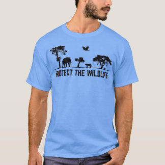 Skydda Wildlife Safari Djurskydd T Shirt