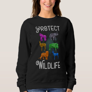 Skydda Wildlife Vilda djur Nature Environmenta T Shirt