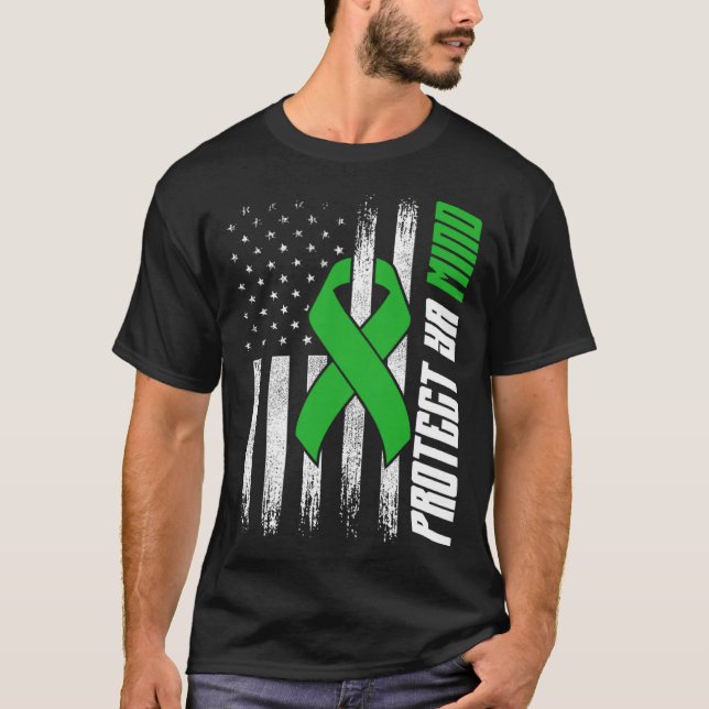 Skydda Ya Mind Mental Health Awareness Depression T Shirt (Framsida)
