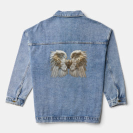 "Skyddad av Änglar" Denim Jacka
