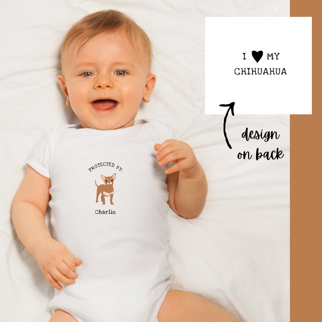 Skyddad av Chihuahua 2 Hund tröja (Skapare uppladdad)