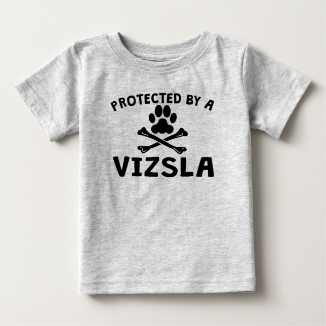 Skyddad av en Vizsla T-shirt (Framsida)
