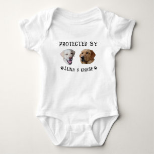 Skyddad av foto från Hund Hundar Namn T Shirt