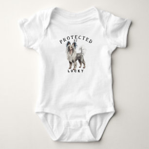 Skyddad av Hund Familj T Shirt