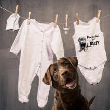 Skyddad Av Hundnamn Akvarell