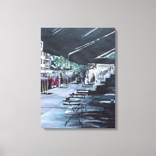 Skyddad av Mid Morgon Sol Canvastryck (Framsida)