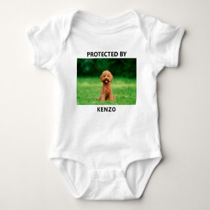 Skyddad av Pet Photo Funny Personlig T Shirt