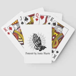 Skyddad av Santa Muerte Casinokort