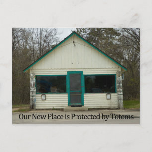 Skyddad av Totems-nyttigt byte av Adress-kort Meddelande Vykort