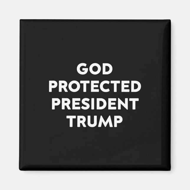 Skyddad president Trump Magnet (Framsidan)