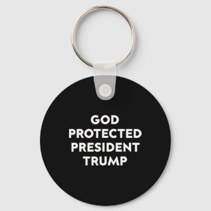 Skyddad president Trump Nyckelring