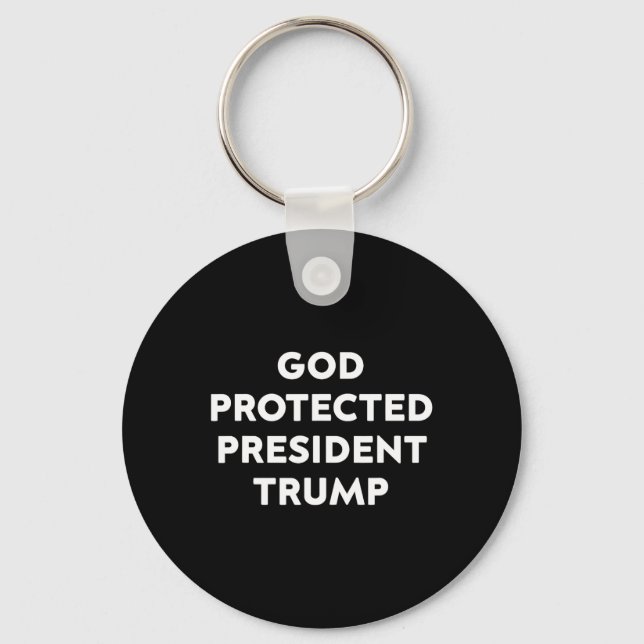 Skyddad president Trump Nyckelring (Framsida)