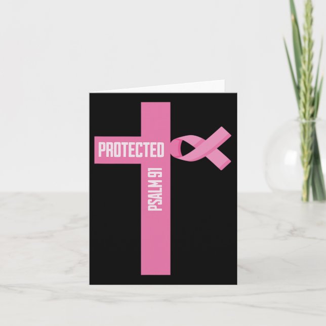 Skyddad Psalm 91 Christian 91st Psalm Bible Brea Kort (Framsida)