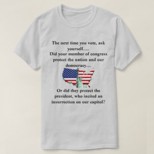 Skyddade din kongressmedlem nationen? t shirt