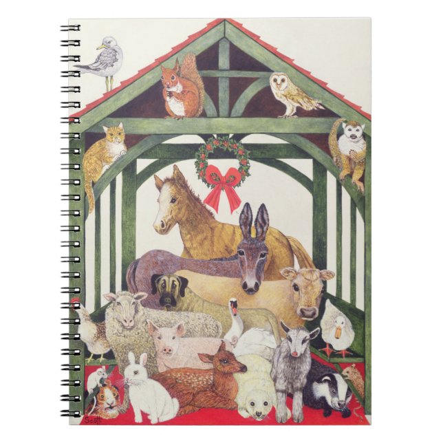 Skyddadt Anteckningsbok Med Spiral (Framsidan)