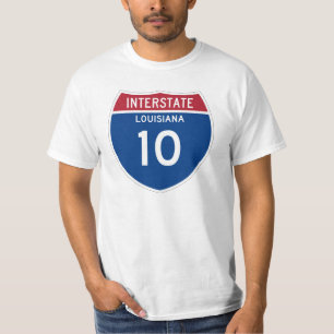 Skyddar den Interstate huvudvägen för Louisiana  Tröja
