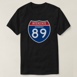 Skyddar den Interstate huvudvägen för Vermont VT T Shirt