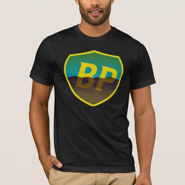 Skyddar det Retro BP olje- spill T-shirt (Framsida)