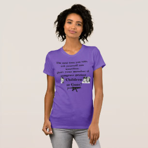 Skyddar din kongressmedlem barnen eller... t shirt