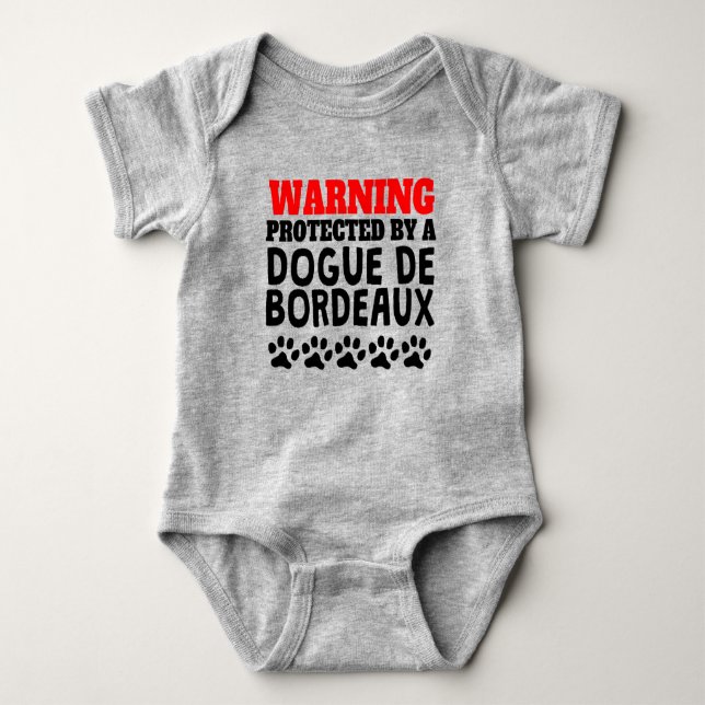 Skyddat av en Dogue de Bordeaux Tee Shirt (Framsida)