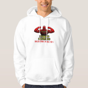 Skyddat av muskelhuvudet sweatshirt