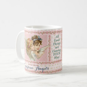 Skyddat av skyddsänglar kaffemugg
