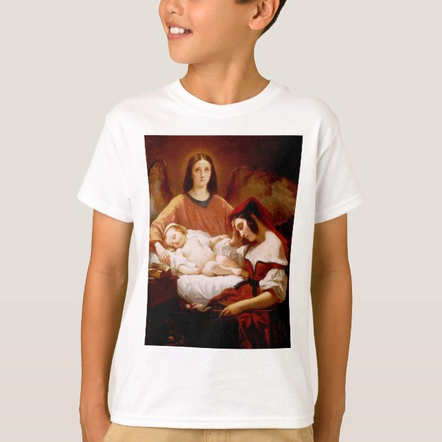 Skyddsängel av Henri Decaisne T Shirt (Framsida)
