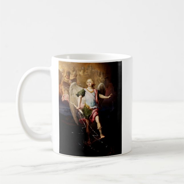 Skyddsängel av Vladimir Borovikovsky Kaffemugg (Vänster)