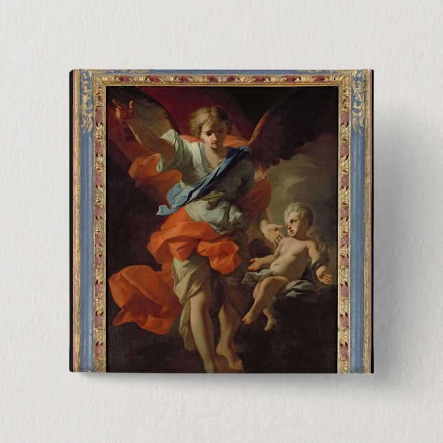 Skyddsängel c.1685-94 knapp (Framsida)