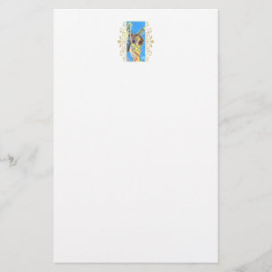 Skyddsängelbrevpapper Brevpapper