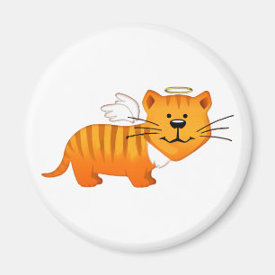 Skyddsängelkatt Magnet