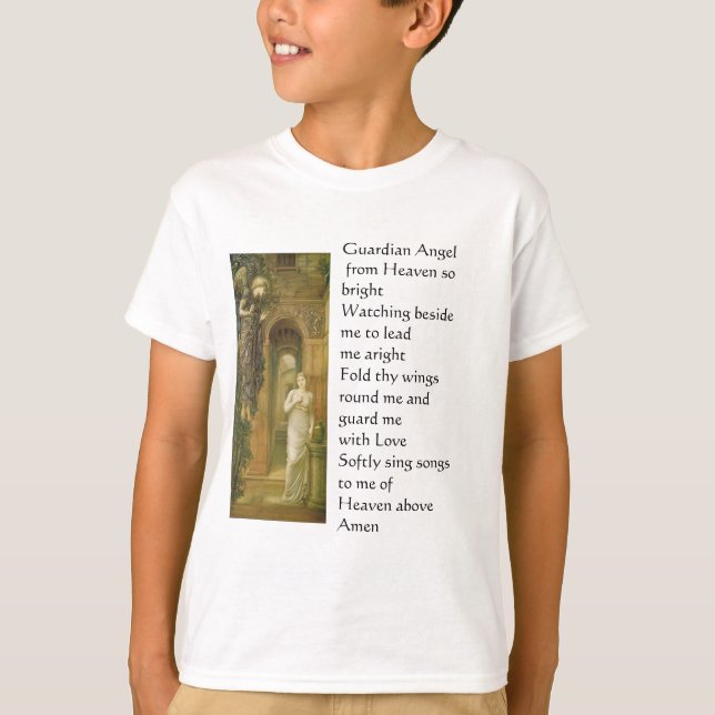 Skyddsängeln lurar skjortan tee shirt (Framsida)