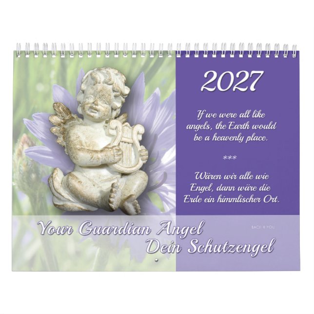Skyddsänglar – Schutzengel 2027 Kalender (Omslag)