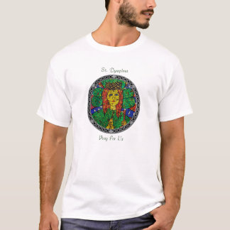 Skyddshelgon av fördjupnings- och ångestSt Dymphna T-shirt