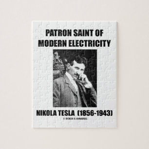 Skyddshelgon av modern elektricitet (Nikola Tesla) Pussel