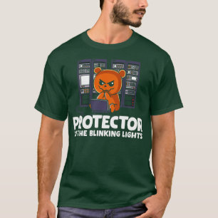 Skyddskomponent för Blinkingnätverket i Ljus T Shirt