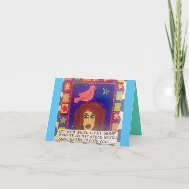 SKYDDSLÅT DIN KONSTIG LJUSSHINN KORT (Framsida)