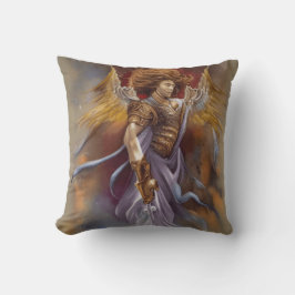 Skyddsområde i vattenfärgslavender kudde