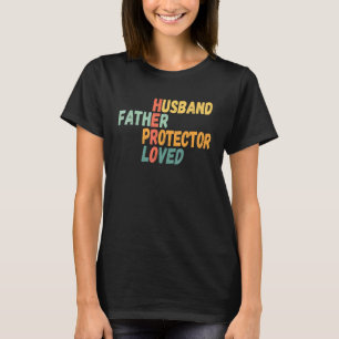 Skyddspersonen i manar Fars dag vid Make, Far, äls T Shirt