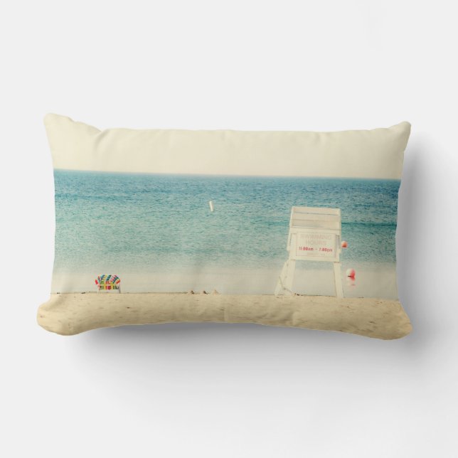 Skyddsställ Sandy Beach Utomhus Lumbar Pillow Lumbarkudde (Framsida)