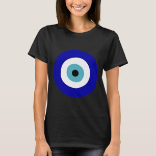 Skyddssymbol Blue Evil Öga of Protection T Shirt