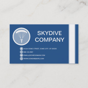 SKYDIVE-bubbla Visitkort