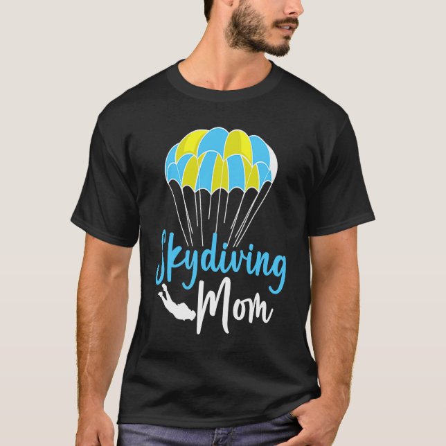 Skydive Fallskärm Parachutist Skydiver Skydiving M T Shirt (Framsida)